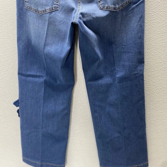 Mac Jeans Women's Culotte Blossom Wide Leg Jeans – Size 34 x 26 – Blue - Picture 5 of 13